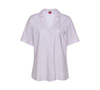 Pyjamaoberteil S.OLIVER Gr. 44/46, rot (bordeaux gestreift) Damen Shirts (89596461-44) bordeaux rot gestreift