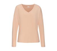 S.OLIVER Damen Pyjamaoberteil orange-meliert Gr.40/42