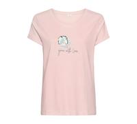 s.Oliver Pyjama-Oberteil 6011468.784.44_46 unifarben Pink Größe 44/46