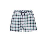 S.OLIVER Pyjamashorts Damen blau - rosa - kariert Gr.40/42