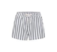 Pyjamashorts S.OLIVER, Damen, Gr. 36/38, N-Gr, schwarz-weiß (schwarz, weiß, gestreift), Single Jersey, Obermaterial: 50% Baumwolle, 50% Viskose, gestreift, Basic, Basic kurz, Hosen, mit schönem Allove