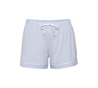 s.Oliver Pyjamashorts AK-147-45 Damen blau gestreift mit Kontrastpaspel Gr. 40/42