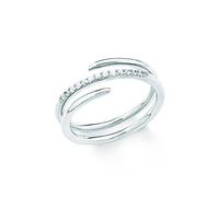 s.Oliver Damen-Ring 925 Silber rhodiniert Zirkonia weiß Gr. 54 (17.2) - 2018611