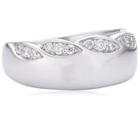 s.Oliver Damen-Ring Silber 925 Zirkonia weiß