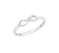 s.Oliver Damen-Ring SO PURE Infinity Unendlichkeitszeichen 925 Silber rhodiniert Zirkonia weiß Gr. 54 (17.2) - 2017252