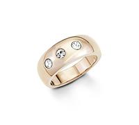 s.Oliver Damen-Ring Swarovski Elements Edelstahl Kristall weiß Gr. 56 (17.8) - 524308