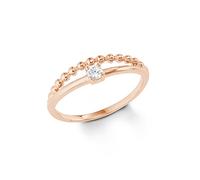 s.Oliver Damen-Ringe Silber vergoldet zirkonia Ringgröße 50 (15.9) 2022714