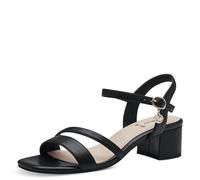 s.Oliver Damen Sandalen mit Absatz Elegant Bequem, Schwarz (Black), 40 EU