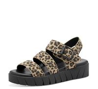 s.Oliver Damen Sandalen mit Dicker Sohle modern, Mehrfarbig (Leopard), 39 EU