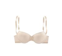 Schalen-BH S.OLIVER, Damen, Gr. 90, Cup C, beige (puder), Microtouch, Obermaterial: 60% Polyamid, 35% Polyester, 5% Elasthan, Basic, BHs Schalen-BH, mit Bügel und nahtlos vorgeformten Schalen, Basic D