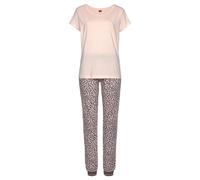 Schlafanzug S.OLIVER Gr. 44/46, rosa (hellrosa, weiß) Damen Homewear-Sets (11756053-44) hellrosa, weiß
