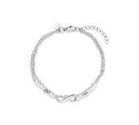 s.Oliver Damen Schmuck - Armbänder aus Edelstahl mit Infinity Design und eleganten Beads in verschiedenen Farben - Stilvoll & Modern - Perfekte Geschenkidee