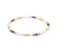 s.Oliver Bracelet - Elegantes Armband aus poliertem Edelstahl - gold - Kugelkette verstellbar bis 18 cm - wasserfest & hautfreundlich
