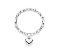 s.Oliver Damen Schmuck - Chunky Herz Halskette, Armband und Creolen aus Edelstahl in verschiedenen Farben - Stylisch, Alltagstauglich & Zeitlos modern