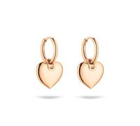 s.Oliver Damen Schmuck - Chunky Herz Halskette, Armband und Creolen aus Edelstahl in verschiedenen Farben - Stylisch, Alltagstauglich & Zeitlos modern