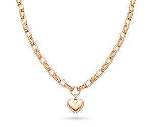 s.Oliver Damen Schmuck - Chunky Herz Halskette, Armband und Creolen aus Edelstahl in verschiedenen Farben - Stylisch, Alltagstauglich & Zeitlos modern