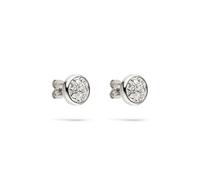 s.Oliver Ohrstecker Crystal Rock – Edelstahl silber, wasserfest & hautfreundlich