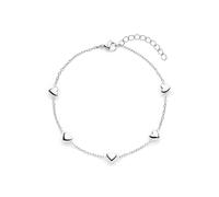 s.Oliver Damen Schmuck - Halsketten, Armbänder, Fußketten & Ohrstecker mit Herzen aus Edelstahl- Eleganter Schmuck für jeden Anlass und das perfekte Geschenk