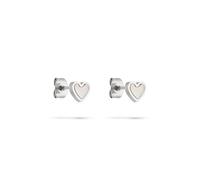 s.Oliver Ohrring - Elegante Ohrstecker aus poliertem Edelstahl - silber - wasserfest & hautfreundlich