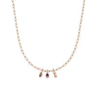 s.Oliver Damen Schmuck - Halsketten aus Edelstahl mit funkelnden Steinanhängern in verschiedenen Farben - Elegant & Zeitlos schön - Perfekte Geschenkidee