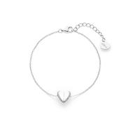 s.Oliver Damen Schmuck - Herz Halsketten, Armbänder, Ohrstecker & Creolen aus 925 Silber mit Steinen & feinen Details - Elegant & Zeitlos - Perfekte Geschenkidee