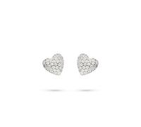 s.Oliver Damen Schmuck - Herz Ohrstecker & Creolen aus 925 Silber mit Steinen & feinen Details - Elegant & Zeitlos - Perfekte Geschenkidee