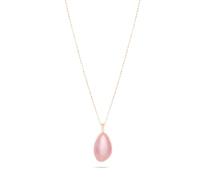 s.Oliver Halskette Stone SOJ-0129-N-80, polierter Edelstahl, IP-Roségold, 80 cm, roségold, Damen