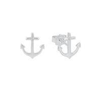 s.Oliver Ohrstecker SO PURE 2017244 Anker – 925 Sterling Silber rhodiniert, Zirkonia – Damen