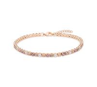 s.Oliver Armband SOJ-0149-B-20 Edelstahl gold, verstellbar bis 20 cm, mit funkelnden Zirkoniasteinen