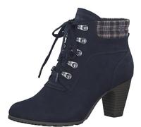 s.Oliver Damen Schnürstiefel mit Absatz Elegant Bequem, Blau (Navy), 38 EU