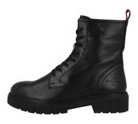 s.Oliver Damen Schnürstiefel ohne Absatz aus Leder Winter, Schwarz (Black), 39 EU