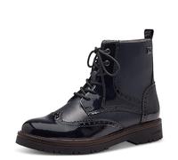 s.Oliver Damen Schnürstiefel Vegan mit Reißverschluss ohne Absatz Navy Größe 39