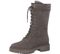 s.Oliver Damen Schnürstiefel ohne Absatz Winter Vegan, Braun (Taupe), 38 EU