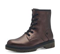 s.Oliver Damen Schnürstiefelette flach, metallic, (BRONCE), 40