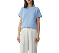s.Oliver Damen Scuba-Shirt im Relaxed Fit Sweatshirt Kurzarm