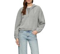 s.Oliver Damen Scuba-Sweatjacke aus Modalmix im Relaxed Fit Sweatshirt Jacke