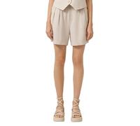 s.Oliver Damen Shorts - Leinenmix, Bundfalten, Elastikbund