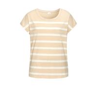 S.OLIVER Damen Shorty beige-weiß-gestreift Gr.40/42