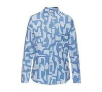 S.OLIVER Damen Shorty hellblau-blau gemustert Gr.48/50