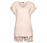 s.Oliver Bodywear Shorty, Shorty mit Blumenmuster 32/34 rosa Damen Nachtwäsche Wäsche Homewear-Sets 32/34 rosa