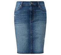 Denim-Rock mit Seitendetail und offenem Saum 36 blau 2178970.55Z4.36