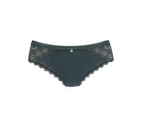 Slip S.OLIVER "Romane", Damen, Gr. 36/38, grün (piniengrün), Spitze, Microtouch, Obermaterial: 86% Polyamid, 14% Elasthan, Unterhosen, mit graphischer Spitze in transparenter Optik (31953066-36) pinie