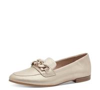 s.Oliver Damen Slipper aus Leder Elegant, Gold (Champagne), 39 EU