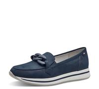 s.Oliver Damen Slipper Plateau Bequem, Blau (Navy), 38