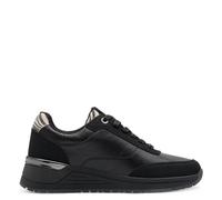 s.Oliver Damen Sneaker flach Low Top Wedge, Schwarz (Black Comb.), 42 EU