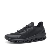 s.Oliver Damen Sneaker flach mit Chunky-Sohle Leicht, Schwarz (Black), 41 EU