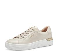 s.Oliver Damen Sneaker flach mit dicker Sohle Bequem, Gold (Champagne), 40 EU
