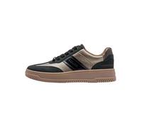s.Oliver Damen Sneaker flach mit Schnürsenkeln Bequem, Mehrfarbig (Black Comb), 38 EU