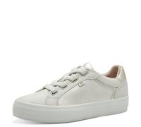 s.Oliver Damen Sneaker flach mit Schnürsenkeln Low Top, Beige (Beige Comb), 40 EU