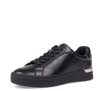 s.Oliver Damen Sneaker flach mit Schnürsenkeln Low Top, Schwarz (Black Comb.), 36 EU